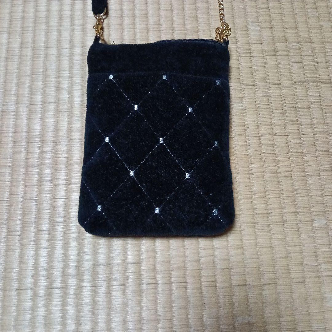 FEILER 黒 ショルダーバッグ キルティング