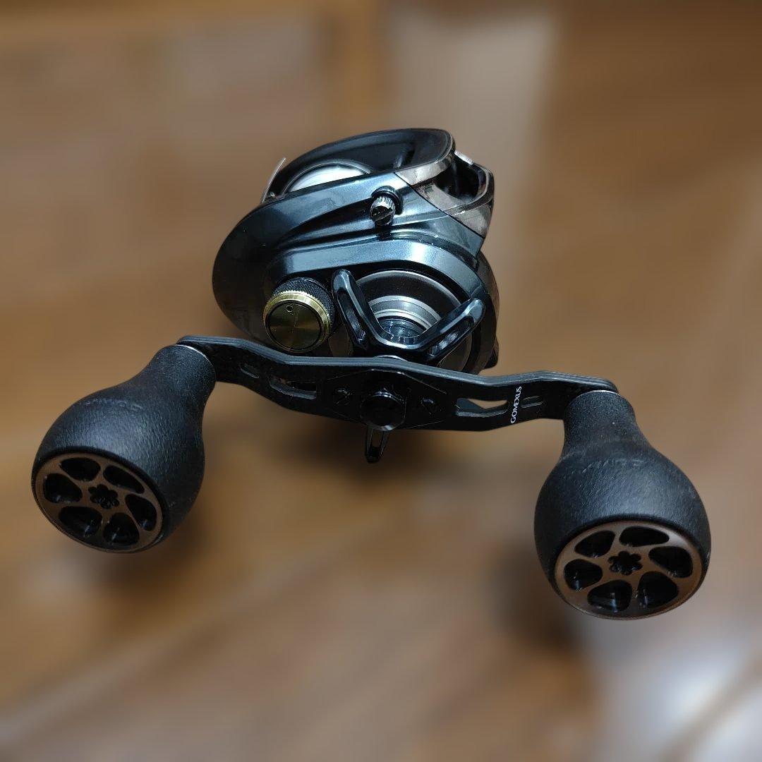 ビッグベイト対応 大型 ベイトリール カスタム ハンドル 交換