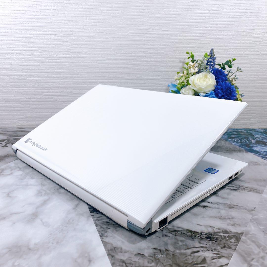 美品✨スノーホワイト✨新品SSD512GB✨カメラ・オフィス付✨ノートパソコン