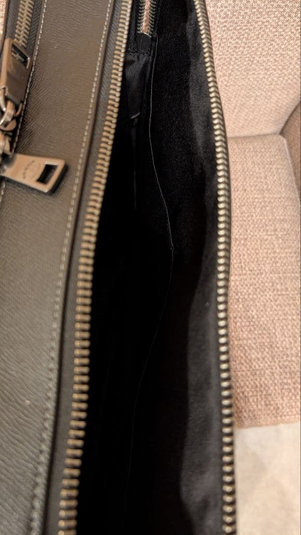 COACH コーチ ビジネスバッグ ブリーフケース レザー ブラック 黒