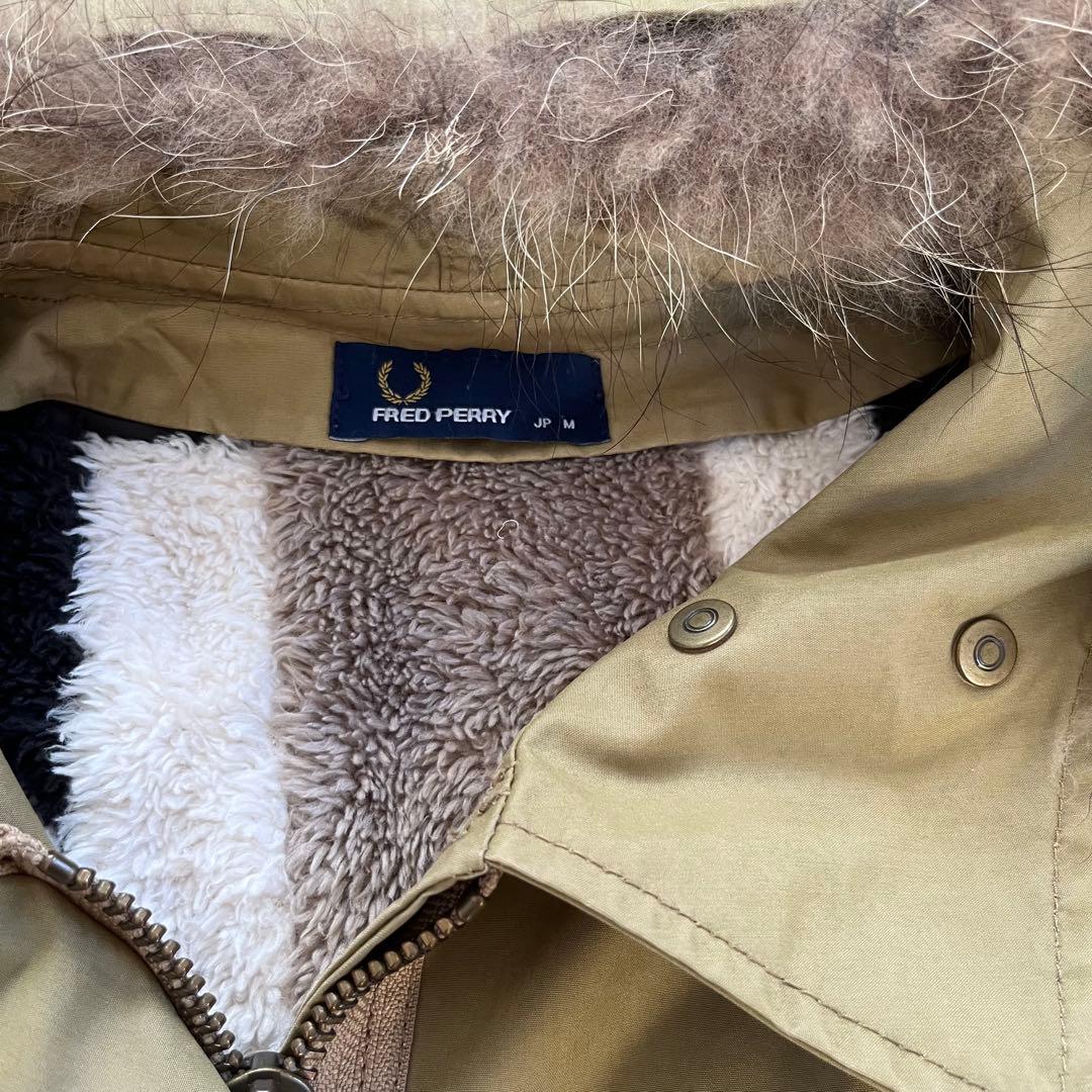 フレッドペリー レディース　モッズコート ユニオンジャックボアライナー付 M