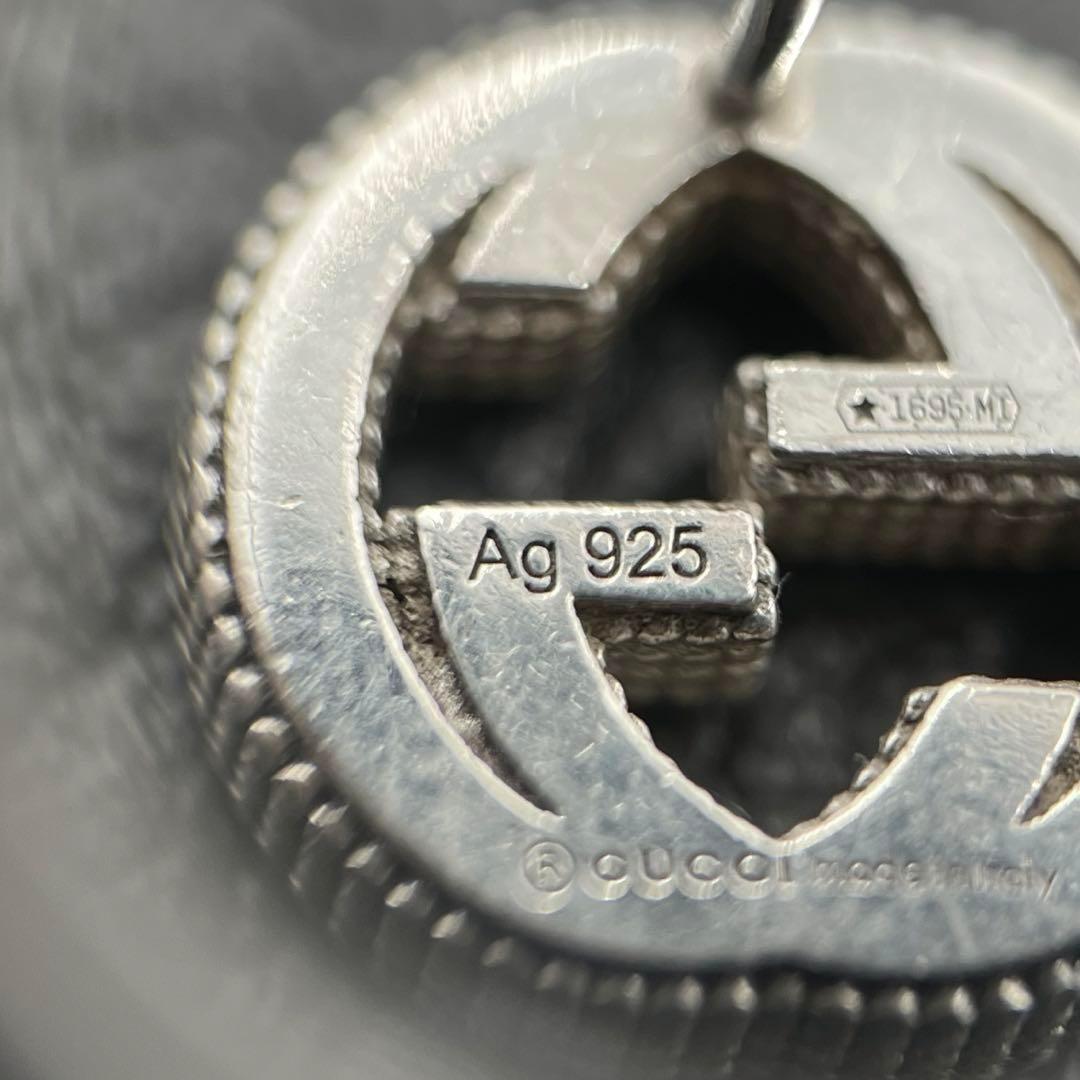 GUCCI グッチ インターロッキングG シルバー ピアス 479227