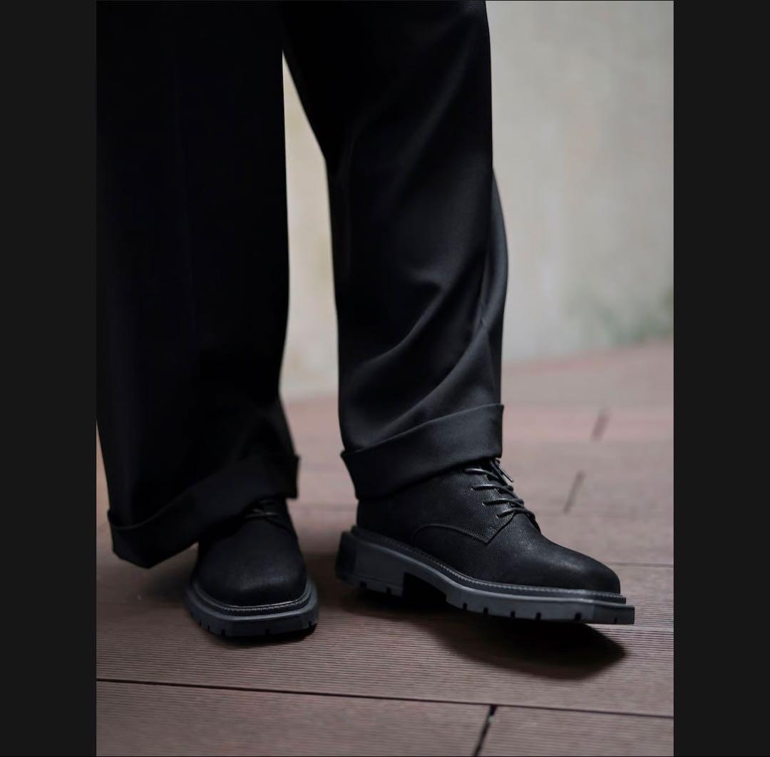 MBアイテム　ダブルソールレースアップブーツ