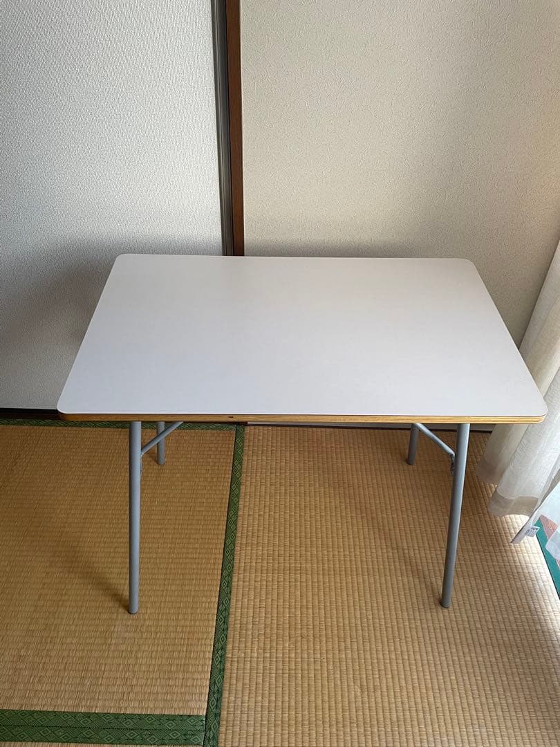 【廃盤レア】無印良品　机　メラミン天板　折りたたみ式