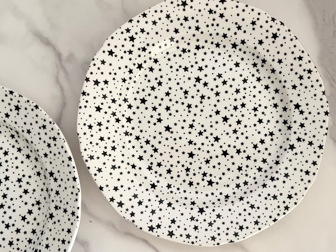 バーレイ×ラルフローレン ミッドナイトスカイ 21.5cmプレート2枚