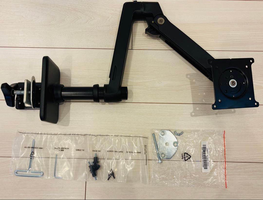 HP シングルモニターアーム