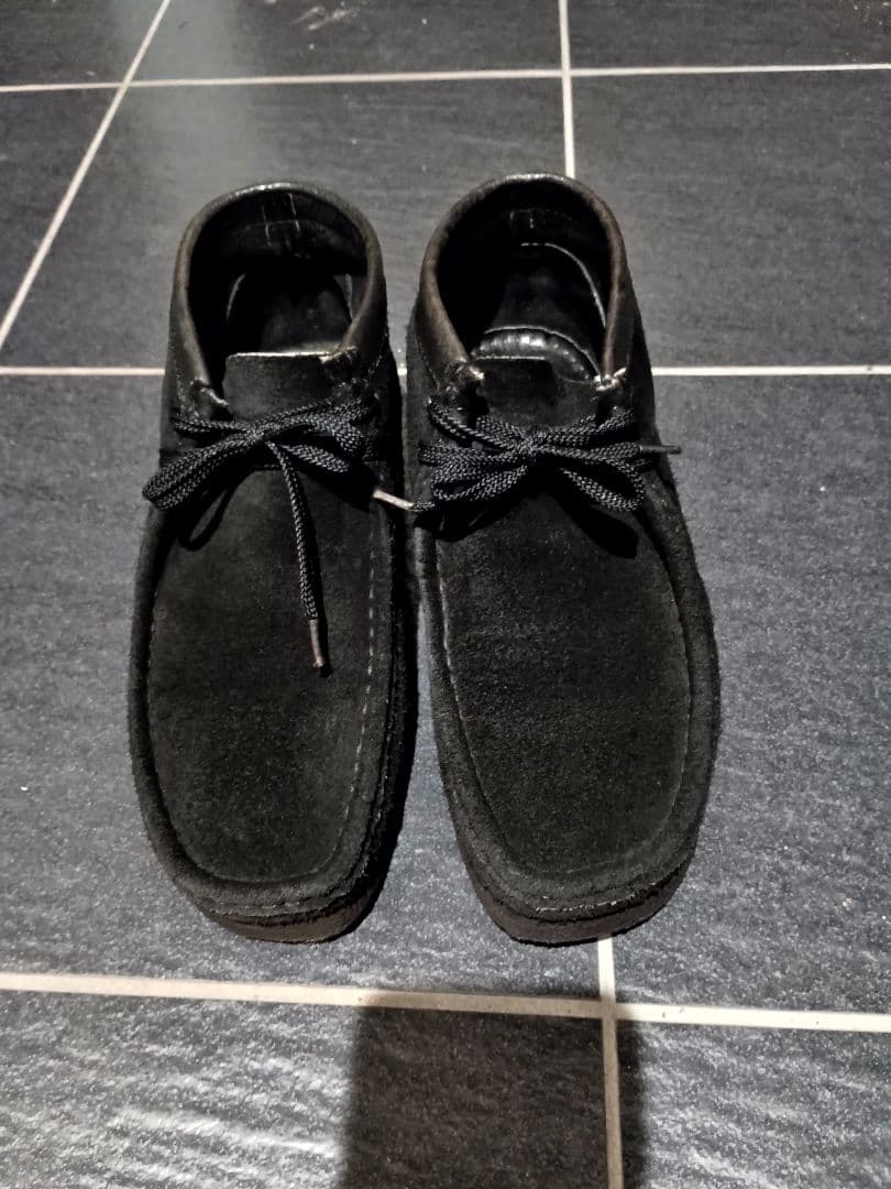 クラークス　ワラビーブーツ　ブラック　26cm