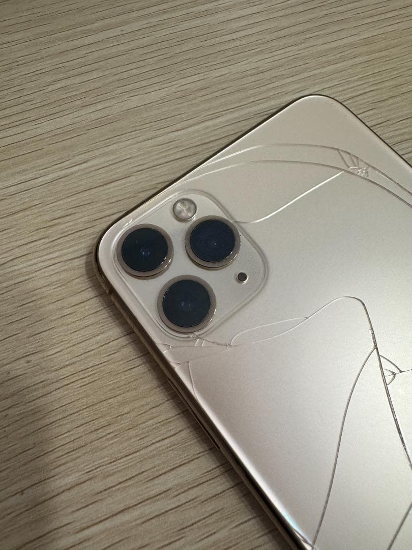 iPhone11ProMax 512GB BT75% 背面割れ FaceID不良