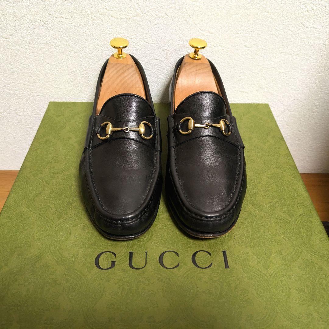 あ*や様 GUCCI　ホースビットローファー　黒　37 1/2