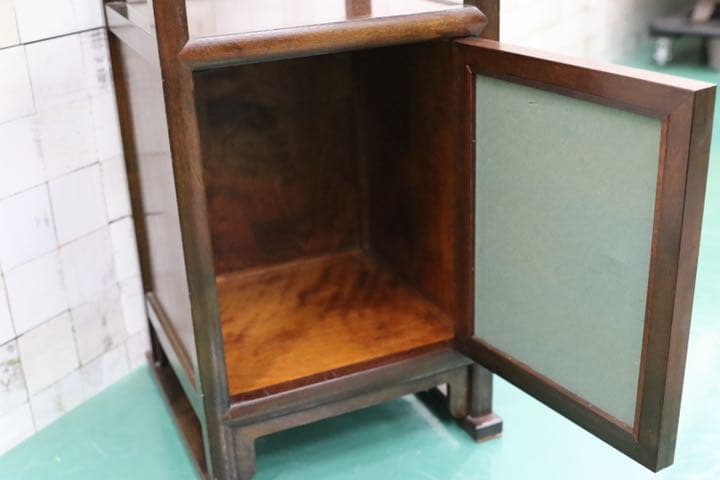 GMFN62○松本民芸家具 A型電話台 ミズメザクラ 民芸家具 飾り台 花台 ク