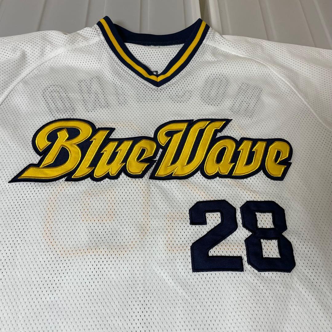 オリックスブルーウェーブ　星野伸之　28 復刻レプリカユニフォーム　旧ホーム　M