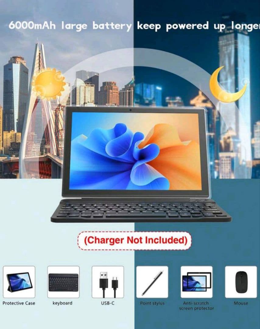 ①新品未開封 Android15 タブレット 10インチ 128GB