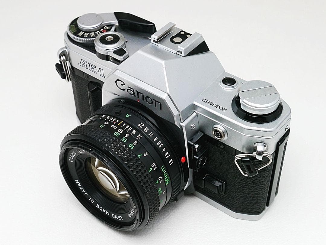 Canon AE-1 50mm F1.8付き 動作チェック済み 付属品付き