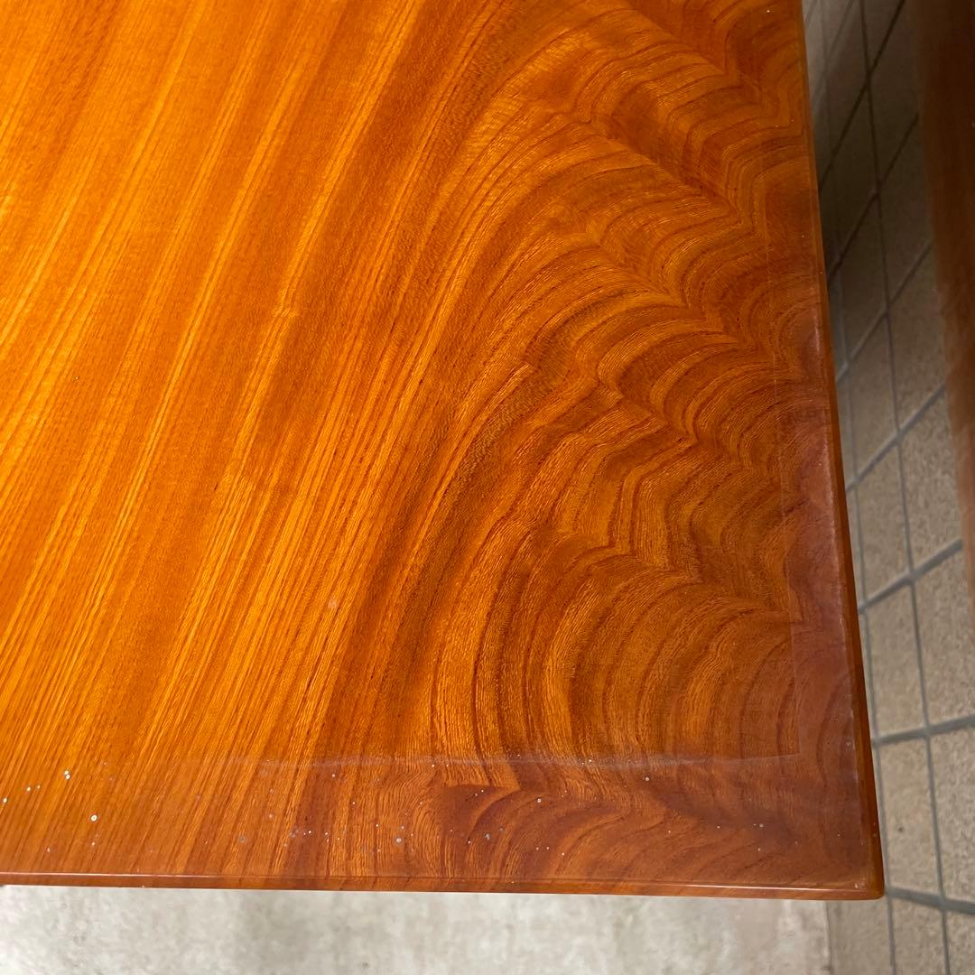 【銘木】欅 無垢一枚板 センターテーブル 注文品 特注品 珍品 昭和レトロ