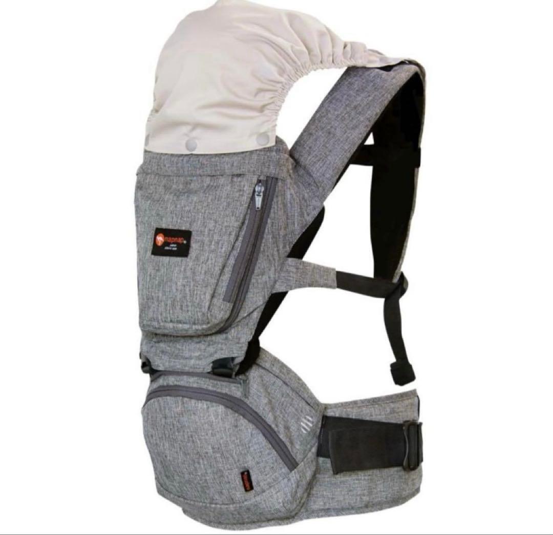 値下げしました↓【美品】 napnap Tran 抱っこ紐　ヒップシート