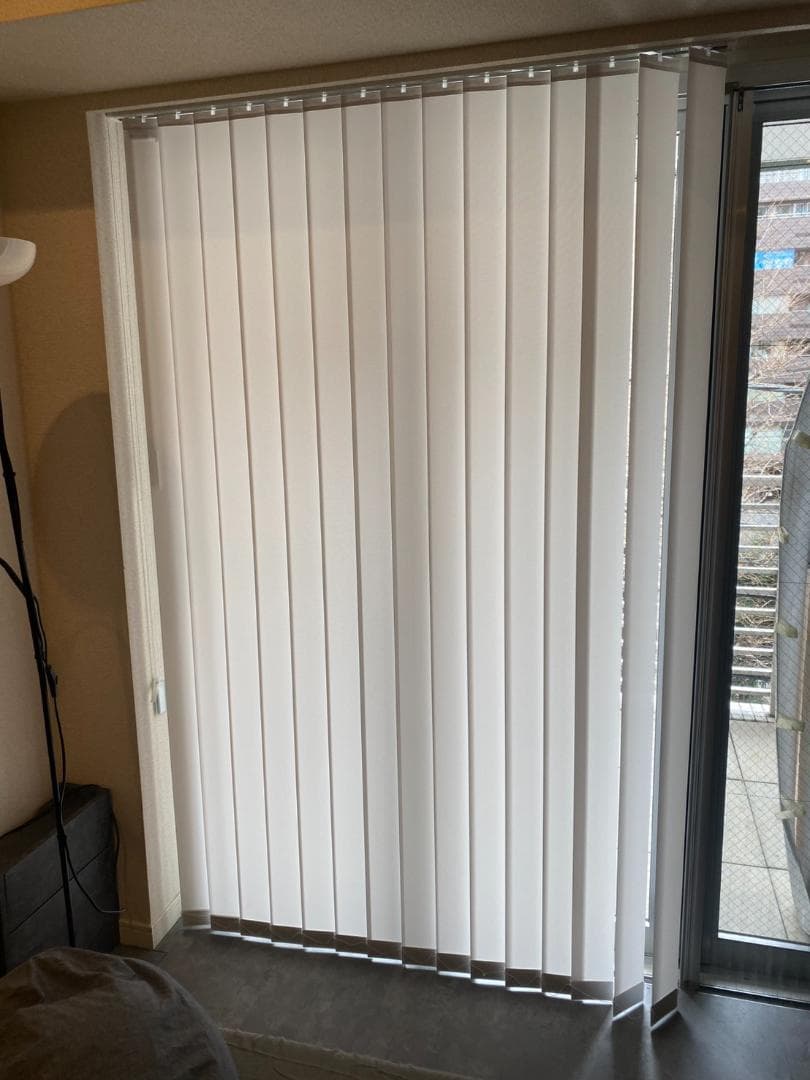 バーチカルブラインド/pearl gray 幅137cm×高さ213cm/新品