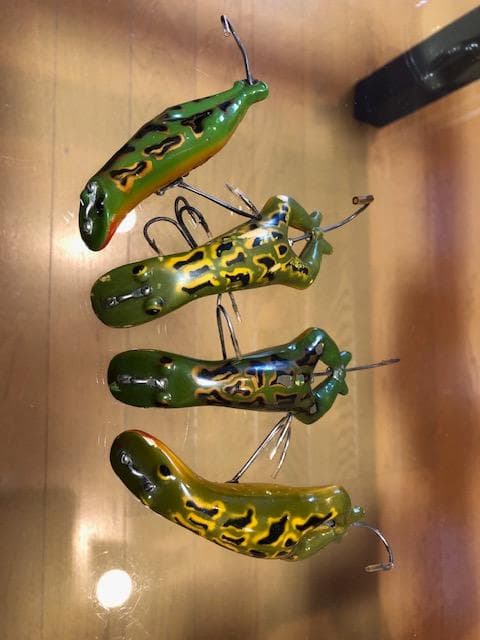 Heddon ヘドンルーニーフロッグ 4個セット