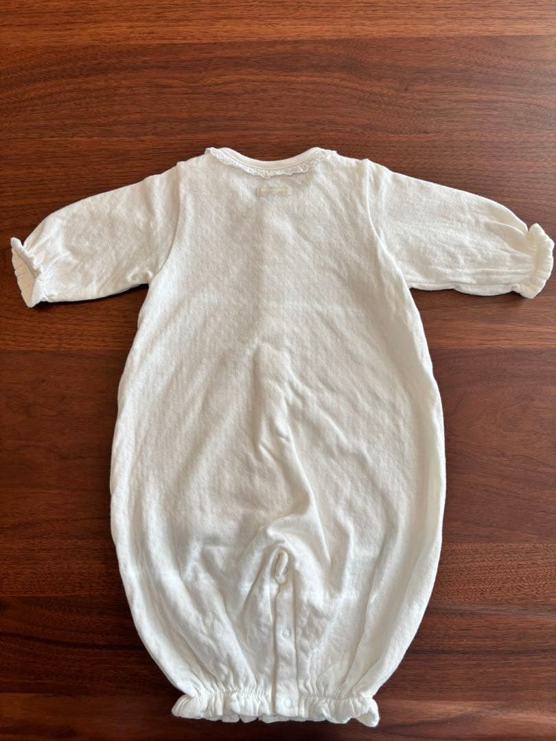 【双子】ミキハウス　セレモニードレス　帽子　靴下　カバーオール　箱あり