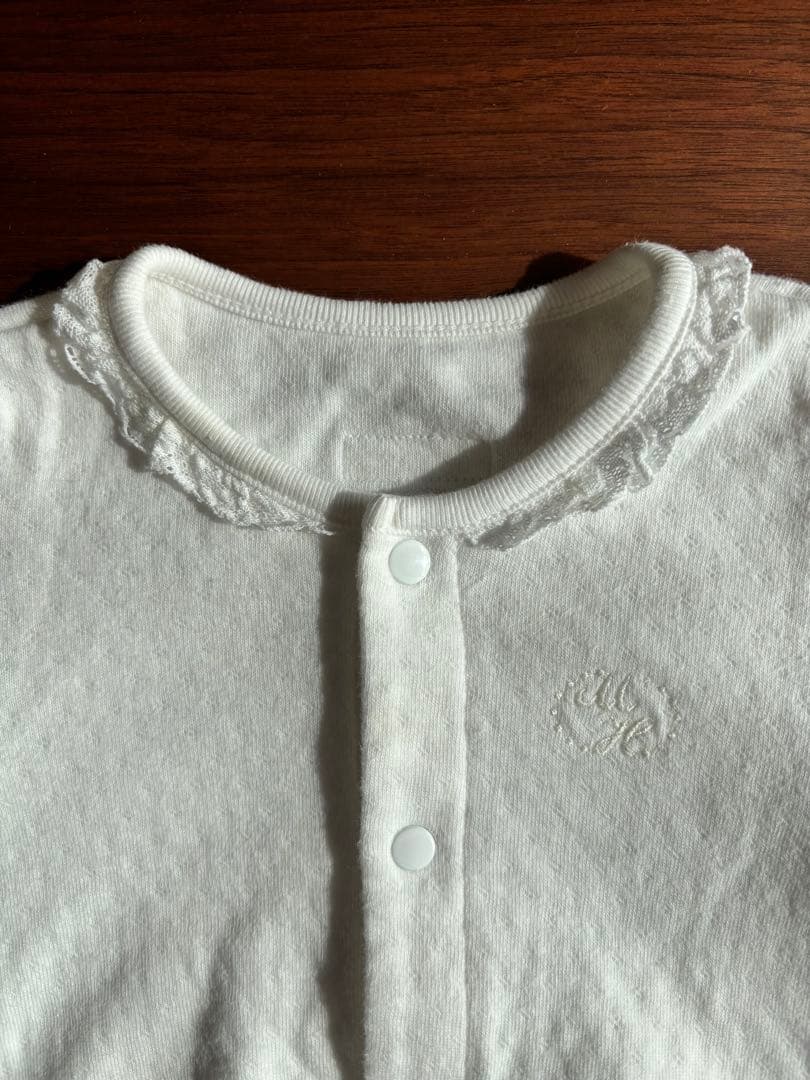 【双子】ミキハウス　セレモニードレス　帽子　靴下　カバーオール　箱あり