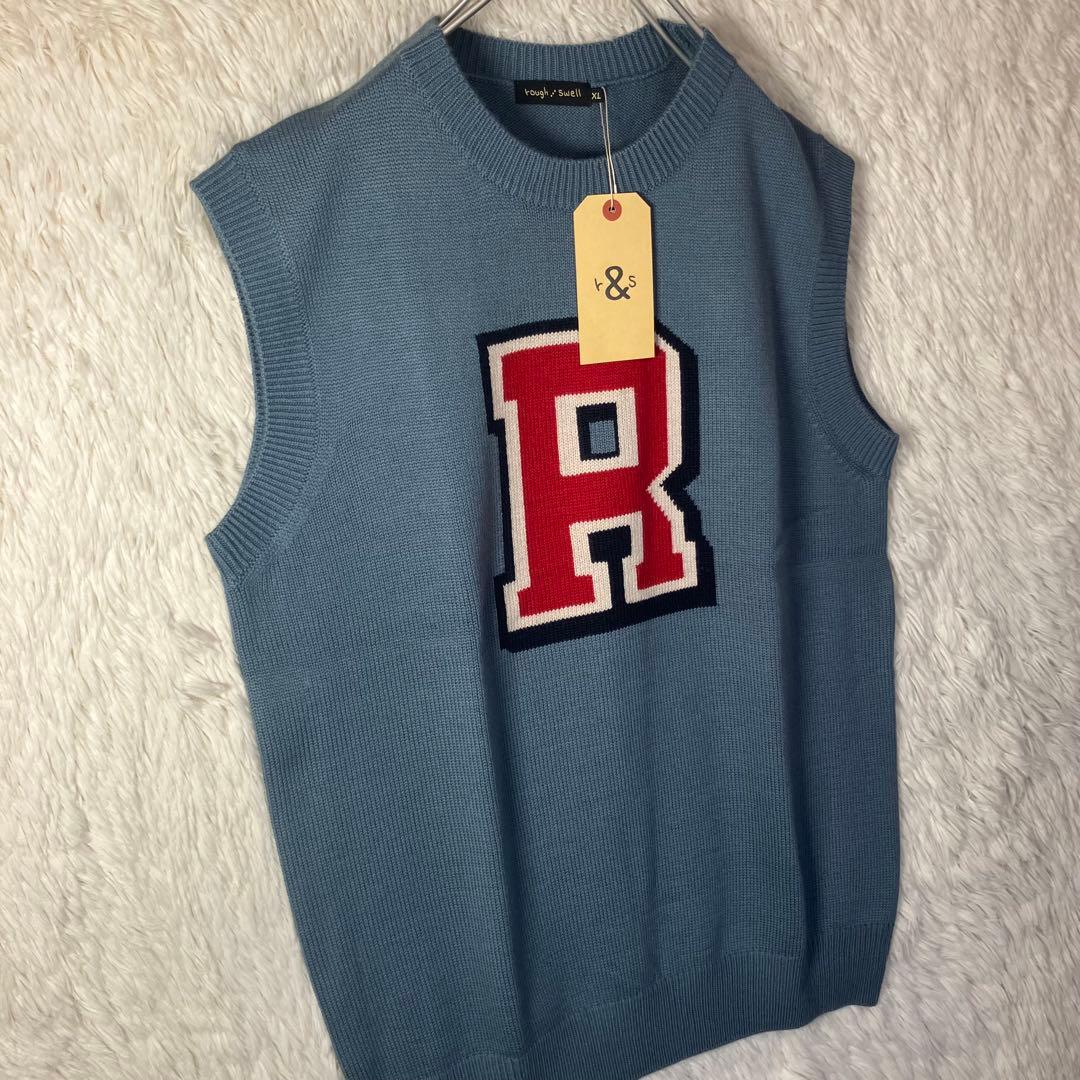 新品未使用 ラフアンドスウェル BIG R VEST ニットベスト XL