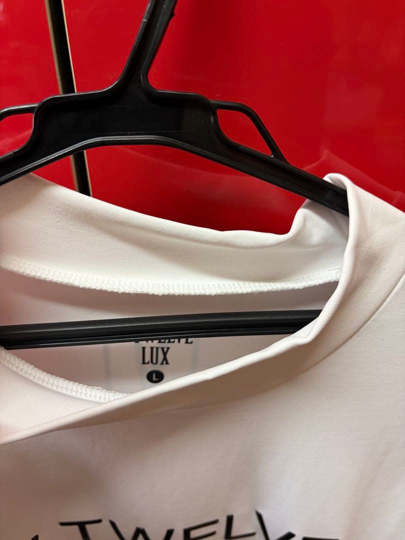 【新品タグ付V12 LUX ヴィ・トゥエルヴ モックネック シャツ L ホワイト