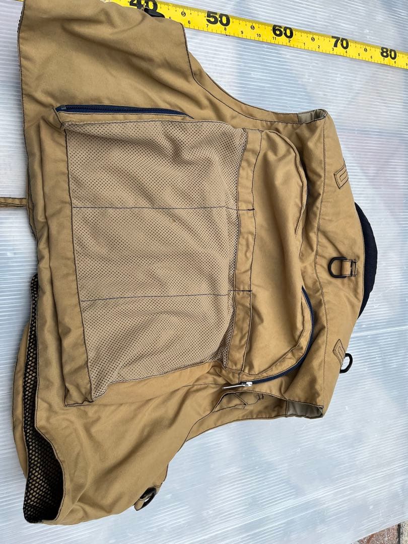 レア　希少　リバーガイド　西山徹モデル　フィッシングベスト　使用感　色褪せあり