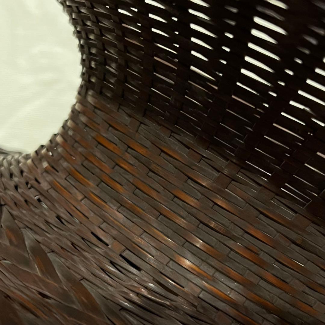 古美術 池坊 生花 牡丹籠 竹籠 唐物 一竜