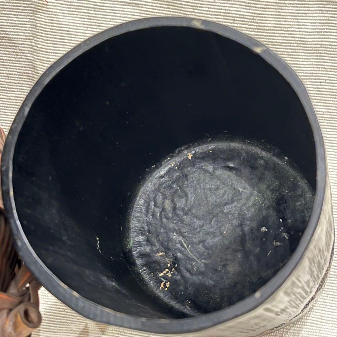 古美術 池坊 生花 牡丹籠 竹籠 唐物 一竜