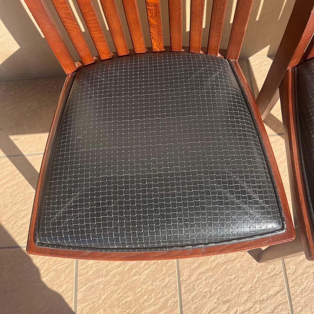 2脚セット　kosuga コスガ ダイニングチェア ヴィンテージ 高級品