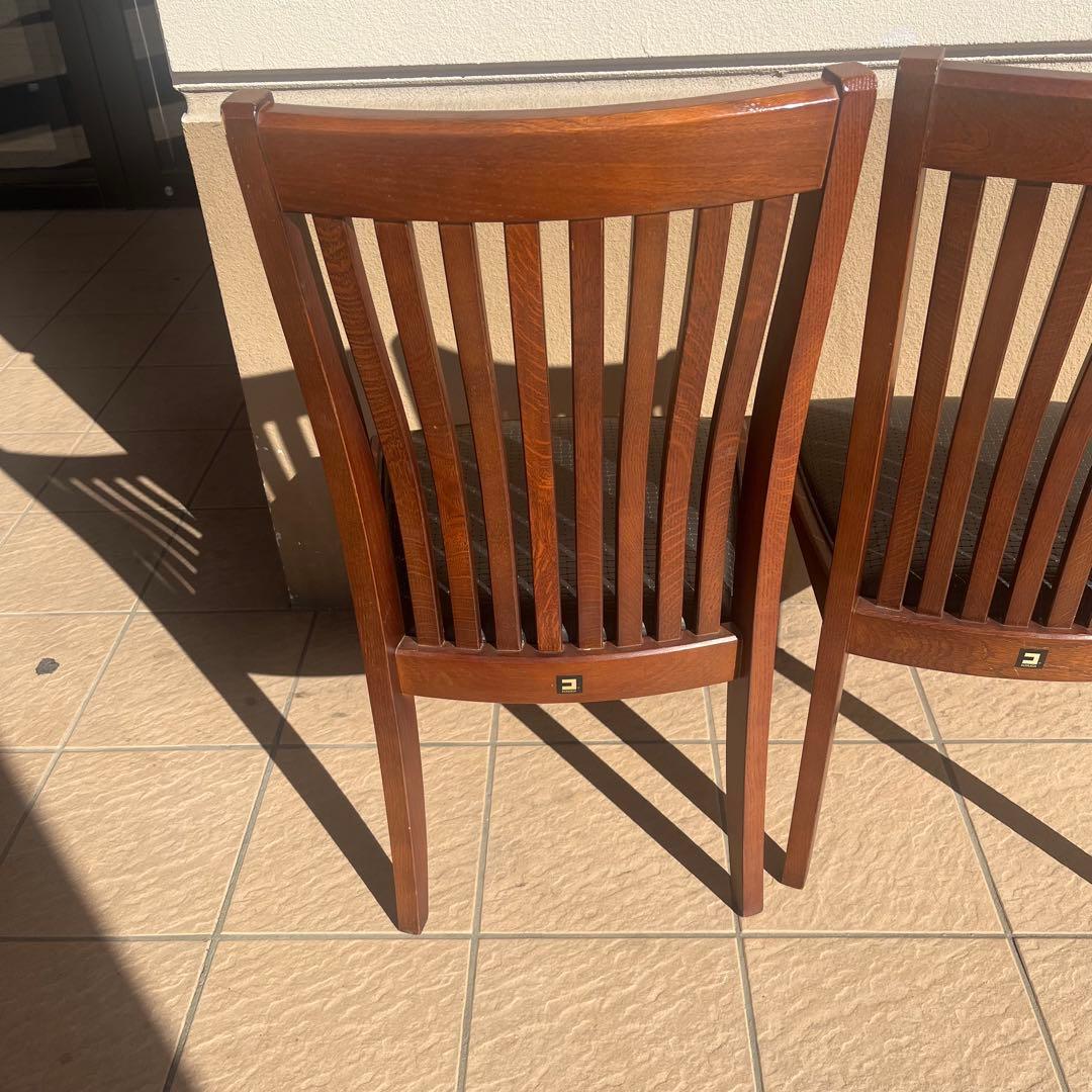 2脚セット　kosuga コスガ ダイニングチェア ヴィンテージ 高級品