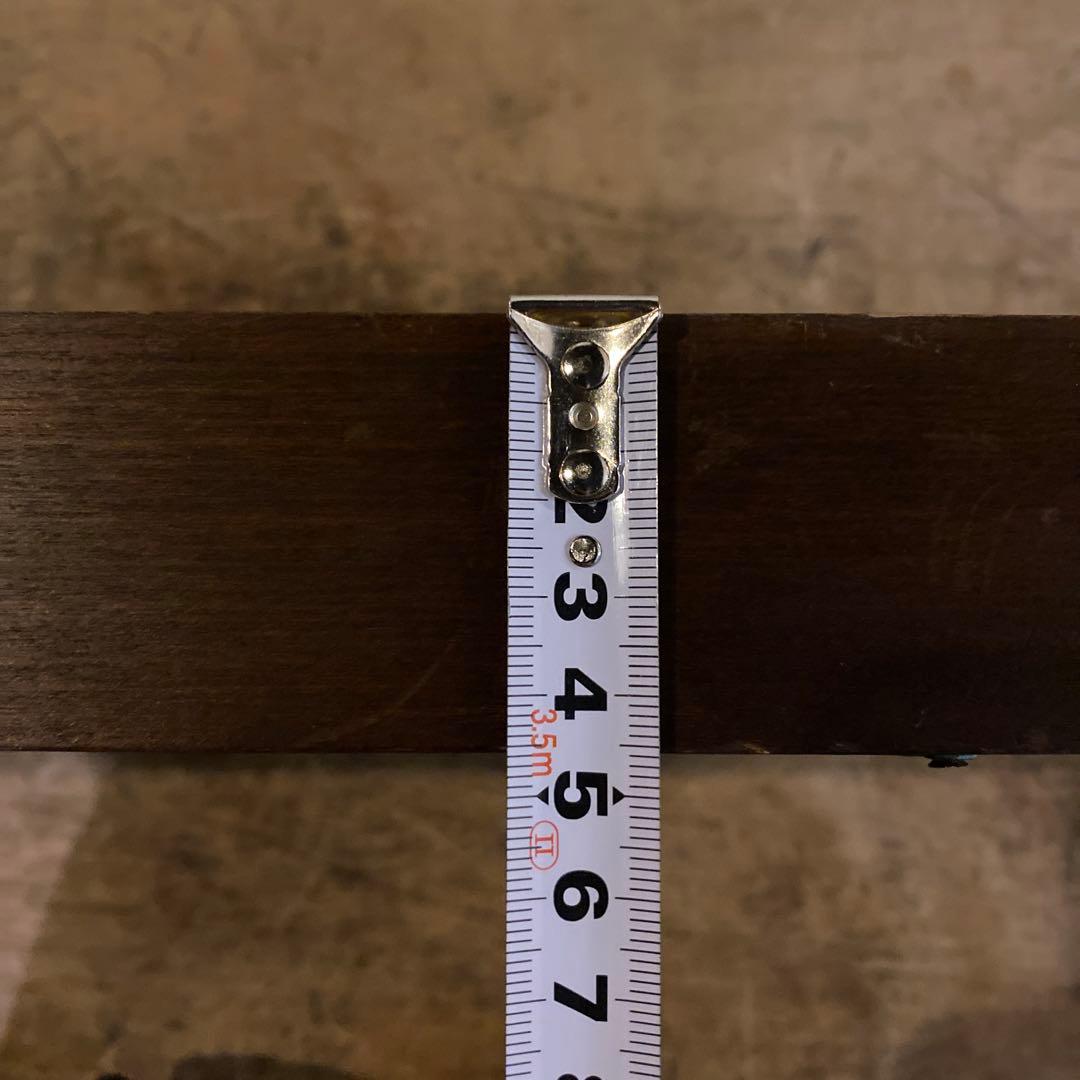 江戸時代っぽい街並み 綺麗なブルーの横長油彩・額装／サイン有・作家不詳