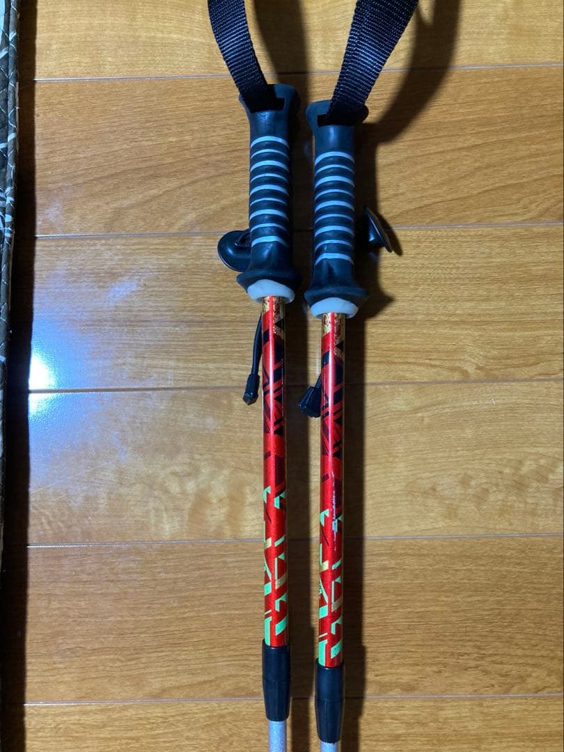 オガサカ　伸縮　スキーポール