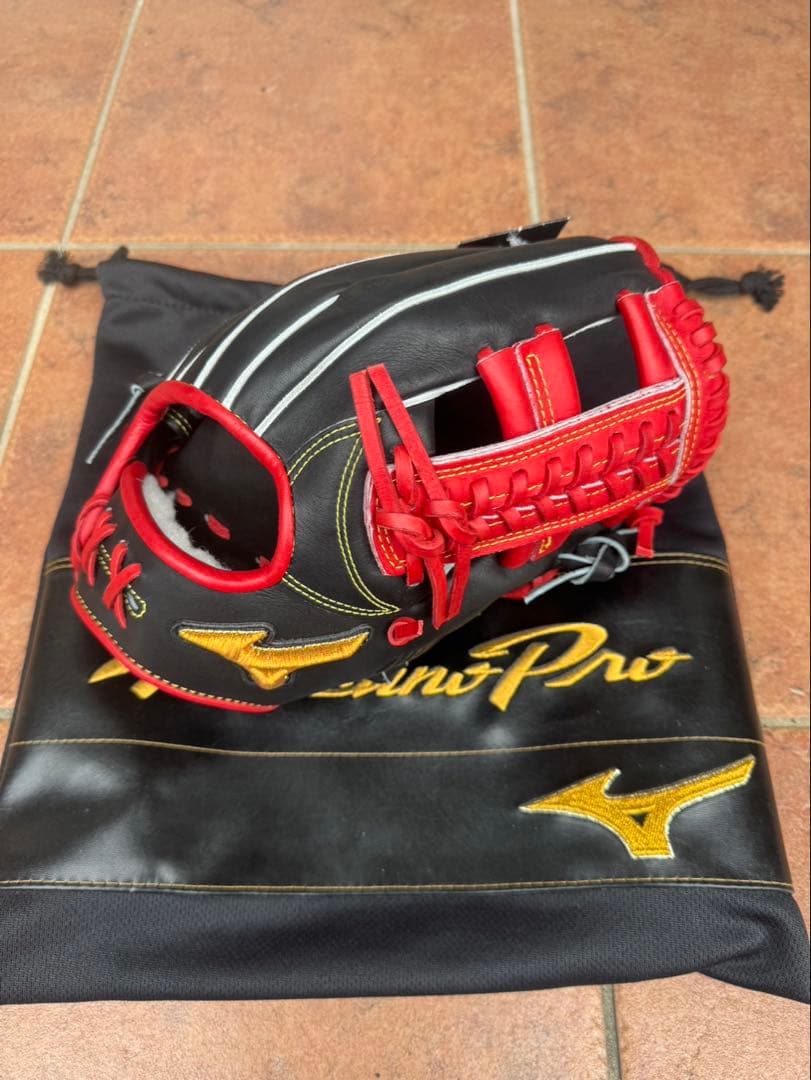 新品未使用ミズノプロ　軟式グローブ紅林モデル