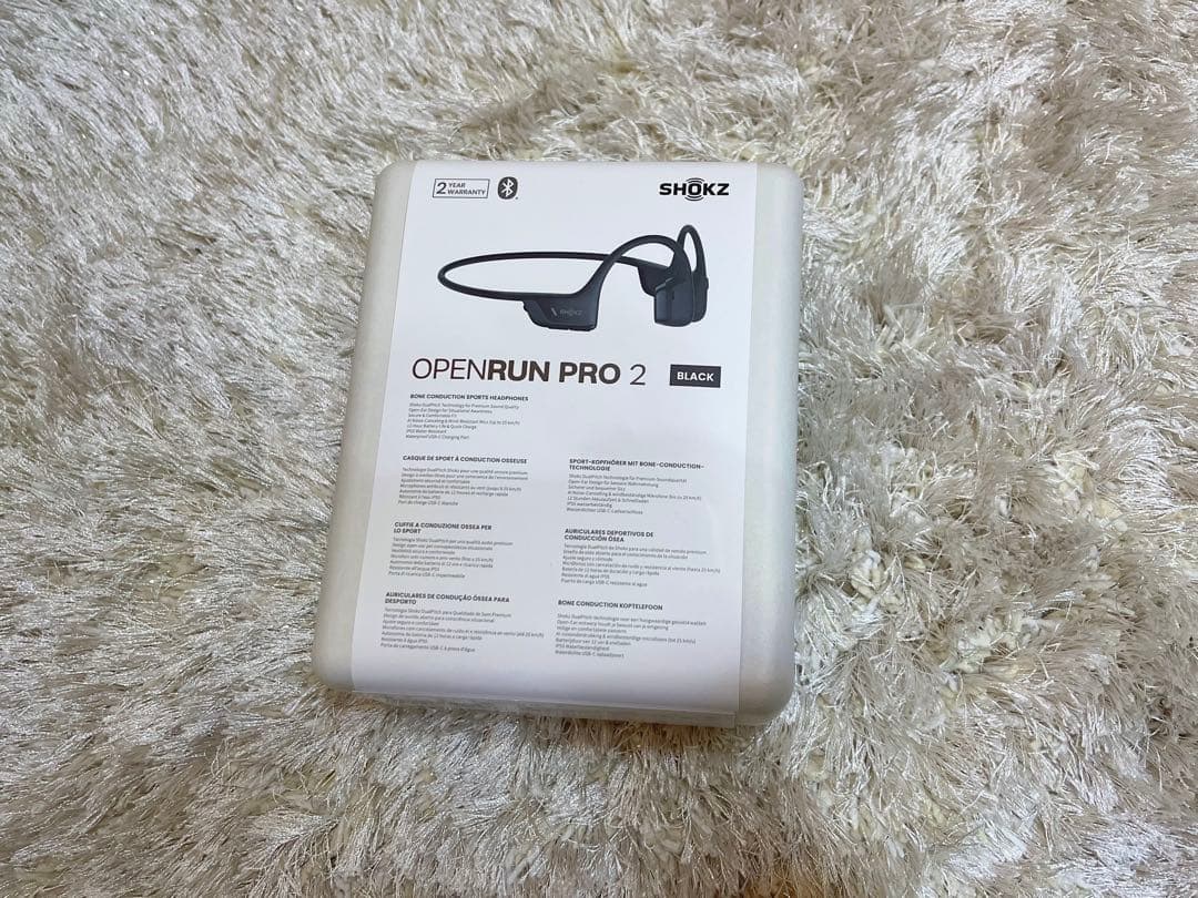 【新品未開封】SHOKZ OPENRUN PRO 2 骨伝導イヤホン ブラック