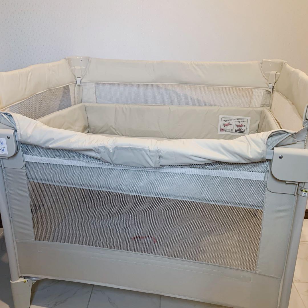 【♡送料込♡】アップリカ　ベビーベッド　ココネルエアー⭐︎ こうきりん