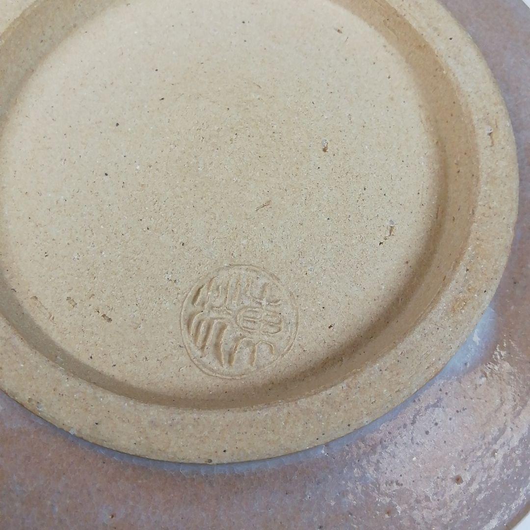 Ｓ８３１　茶碗　『色繪　月波図』『粟生屋　六世　中村東洸造』　共箱　茶道具