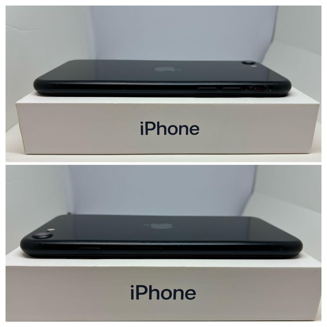 【極美品】　iPhone SE3 64G ブラック　SIMフリー　新品バッテリー
