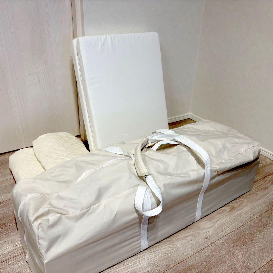 アップリカ ココネルエアープラス＋カトージミニベッド用布団＋サンデシカ防水シーツ