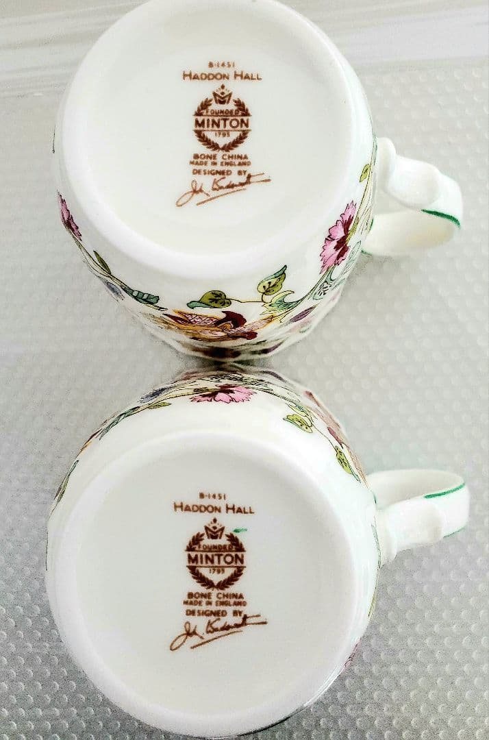 ミントン　ハドンホール　グリーン　プレート　マグカップ　まとめ売り　セット