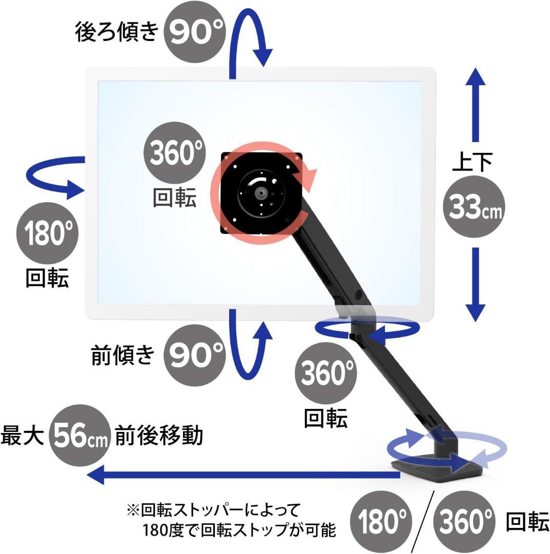 ERGOTRON エルゴトロン MXV モニターアーム デスクマウント