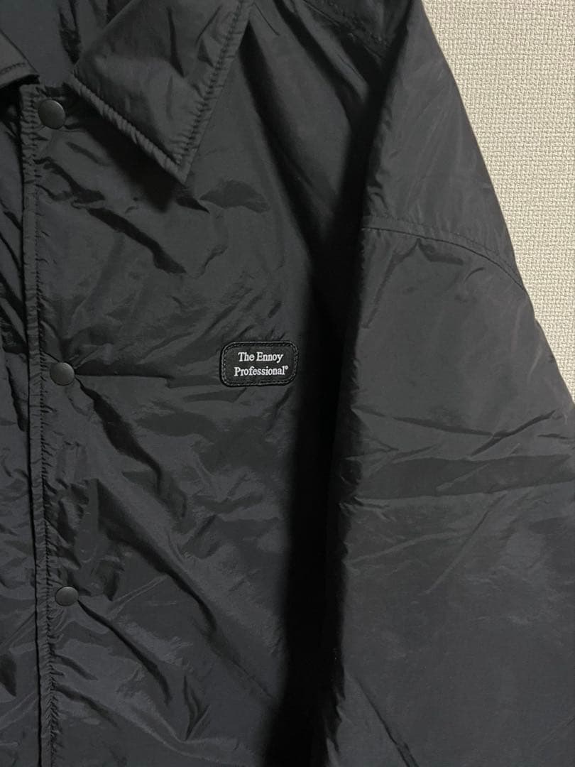 ジャケット・アウター ENNOY PADDED NYLON COACH JACKET XL