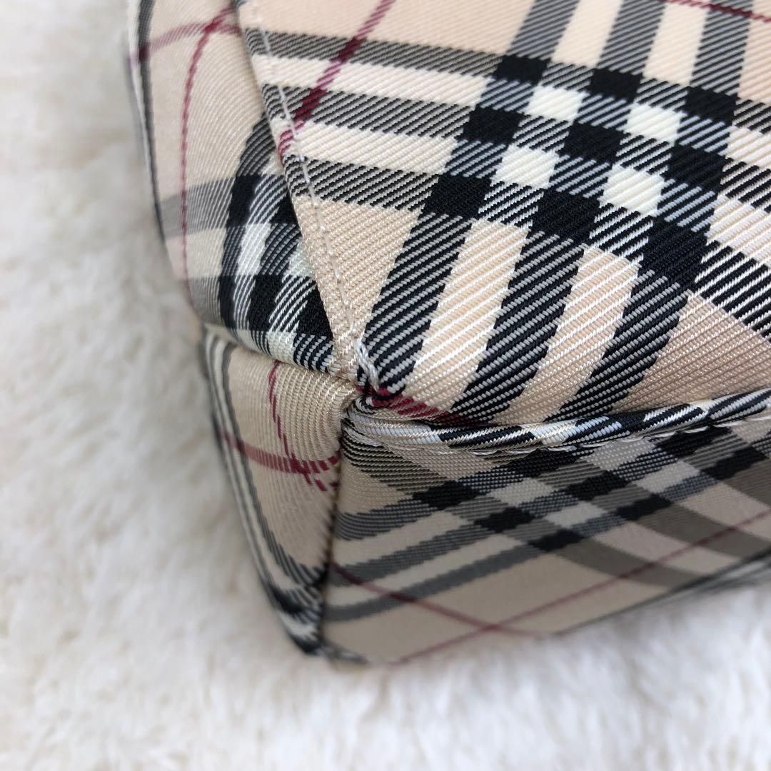 BURBERRY BLUE LABEL ノバチェック ハンドバッグ ベージュ