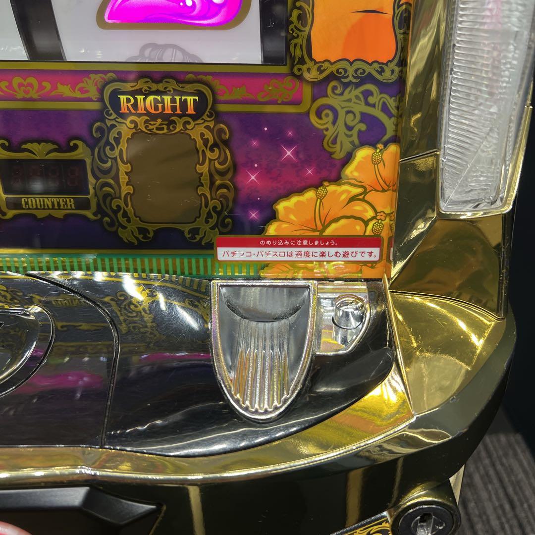 沖ドキゴールド　パチスロ実機　オートプレイ対応不要機付　送料無料