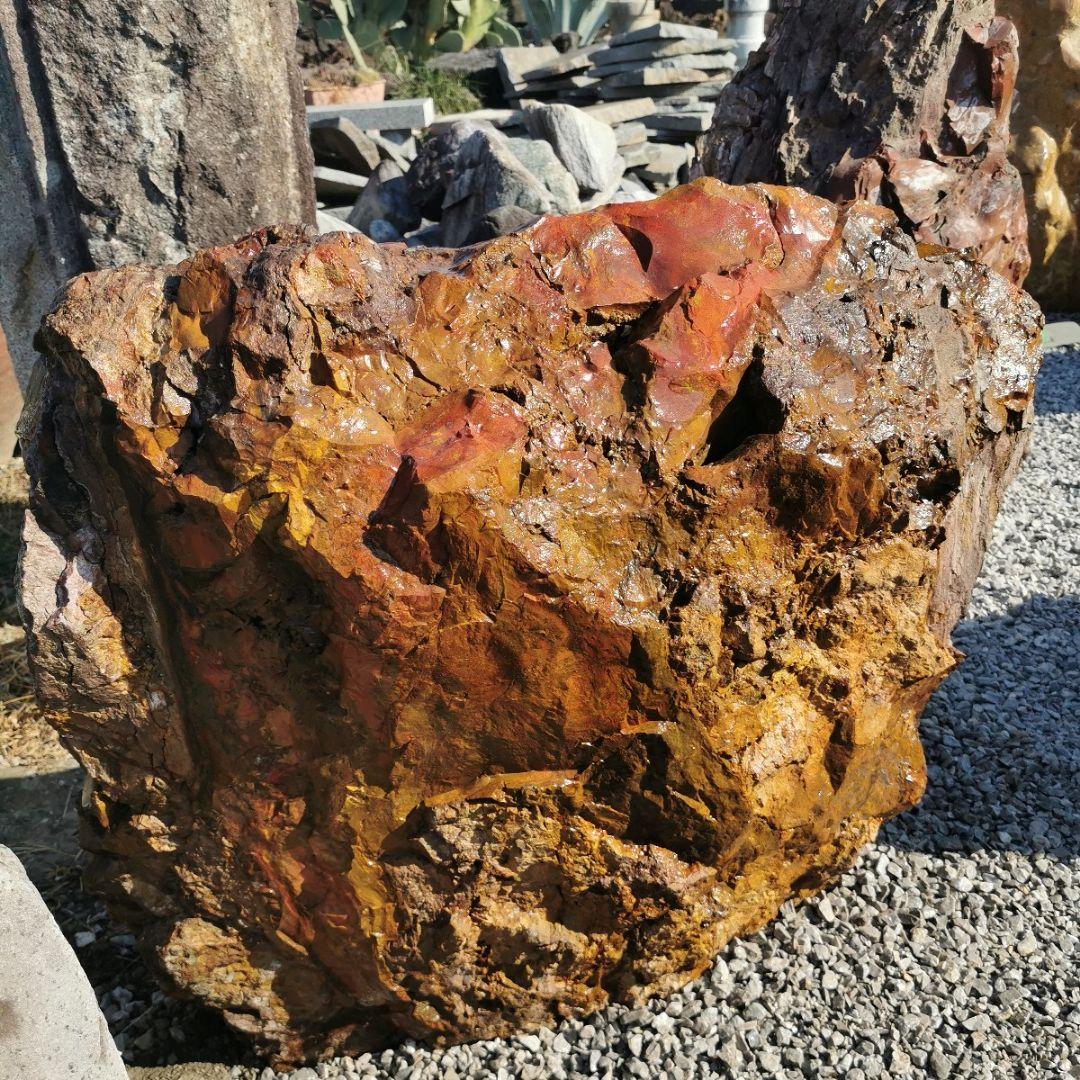 福島産　ジャスパー　234キロ　庭石　石　鑑賞石　庭　置物　オブジェ　インテリア