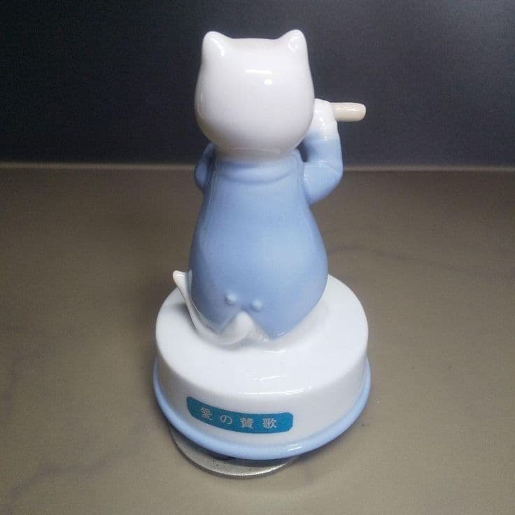 ▣ THE ZOO BAND 陶器 フィギュア オルゴール アンティーク