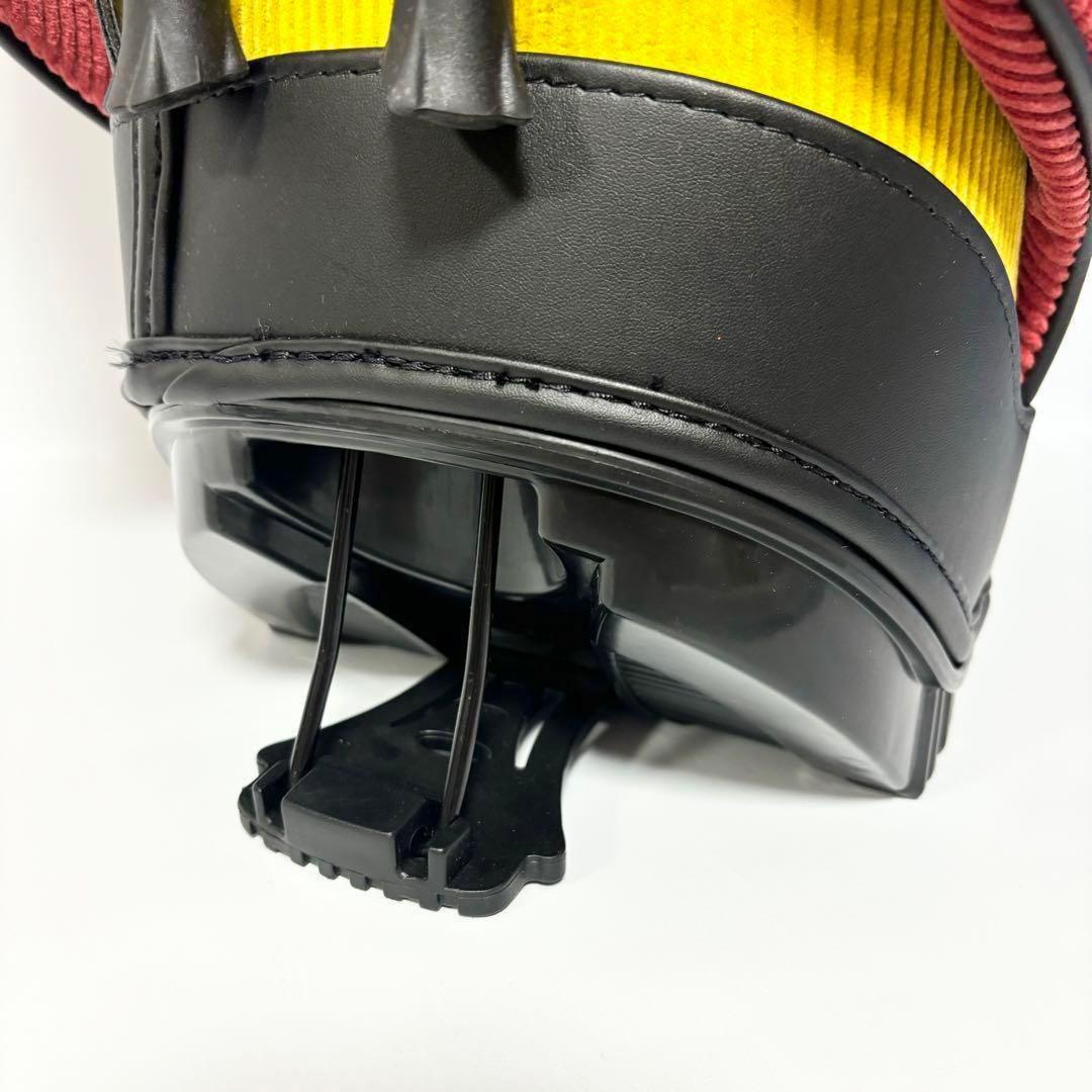 新品 ガジェヘラ ゴルフ コーデュロイ キャディー バッグ イエロー