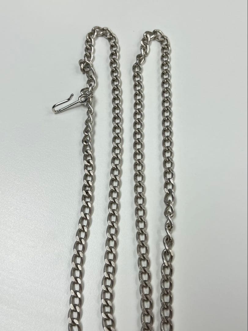 R2344 超美品 シャネル ココマーク ダブル 2連 チェーンベルト