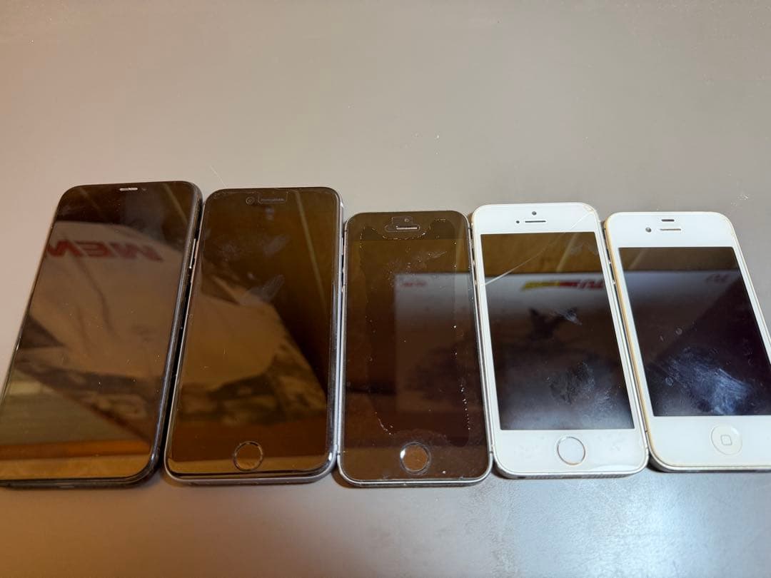 iPhone セット (X, 6s, SE, 5s, 5)