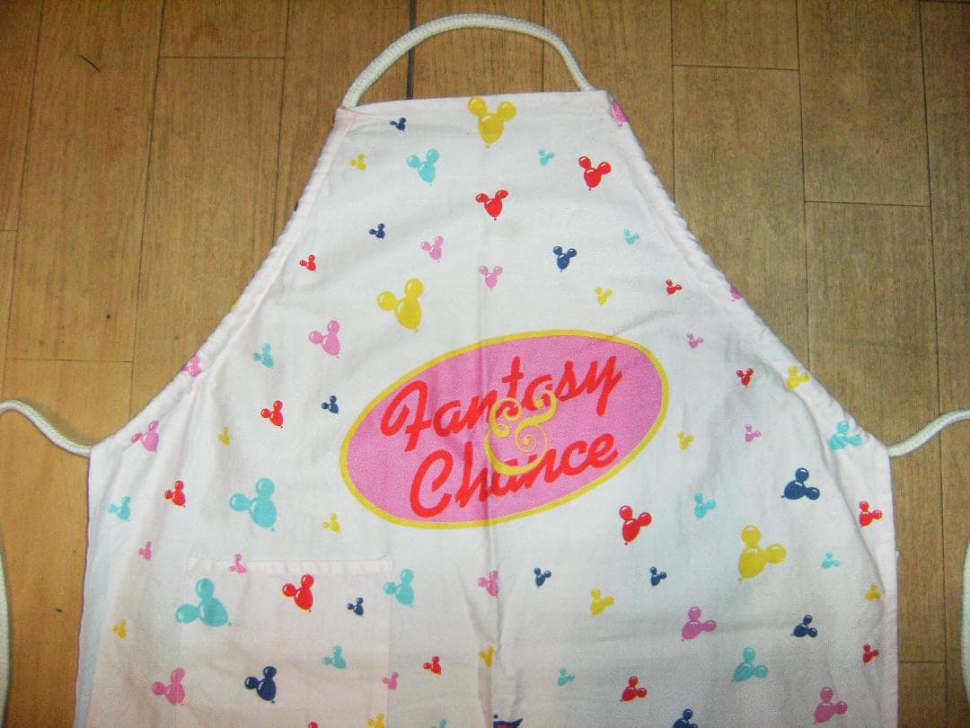 昭和レトロ★日本製★東京ディズニーランド シンデレラ城 ミッキーマウス エプロン
