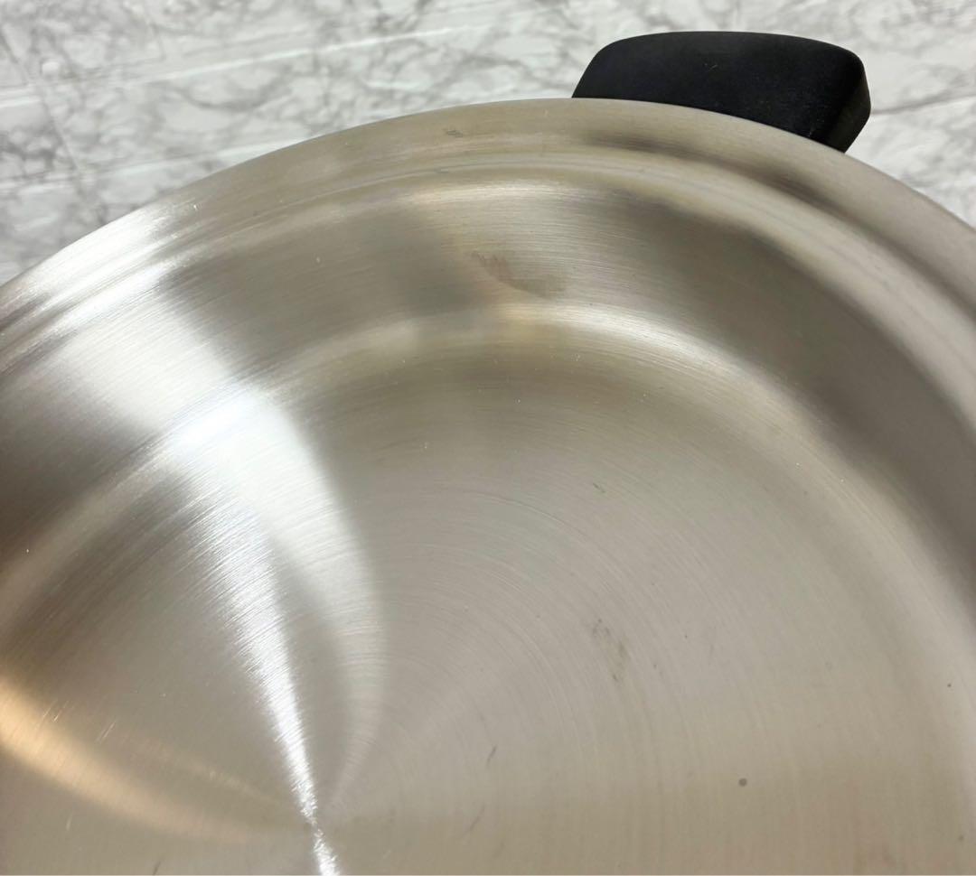 【美品】Amway Queen 大フライパン 7層 高級ステンレス 現行品